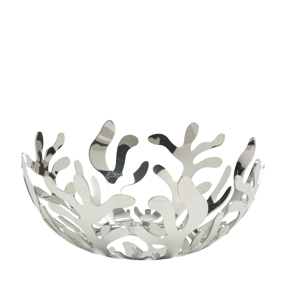 Alessi Mediterraneo Obstschale aus Edelstahl, 29 cm