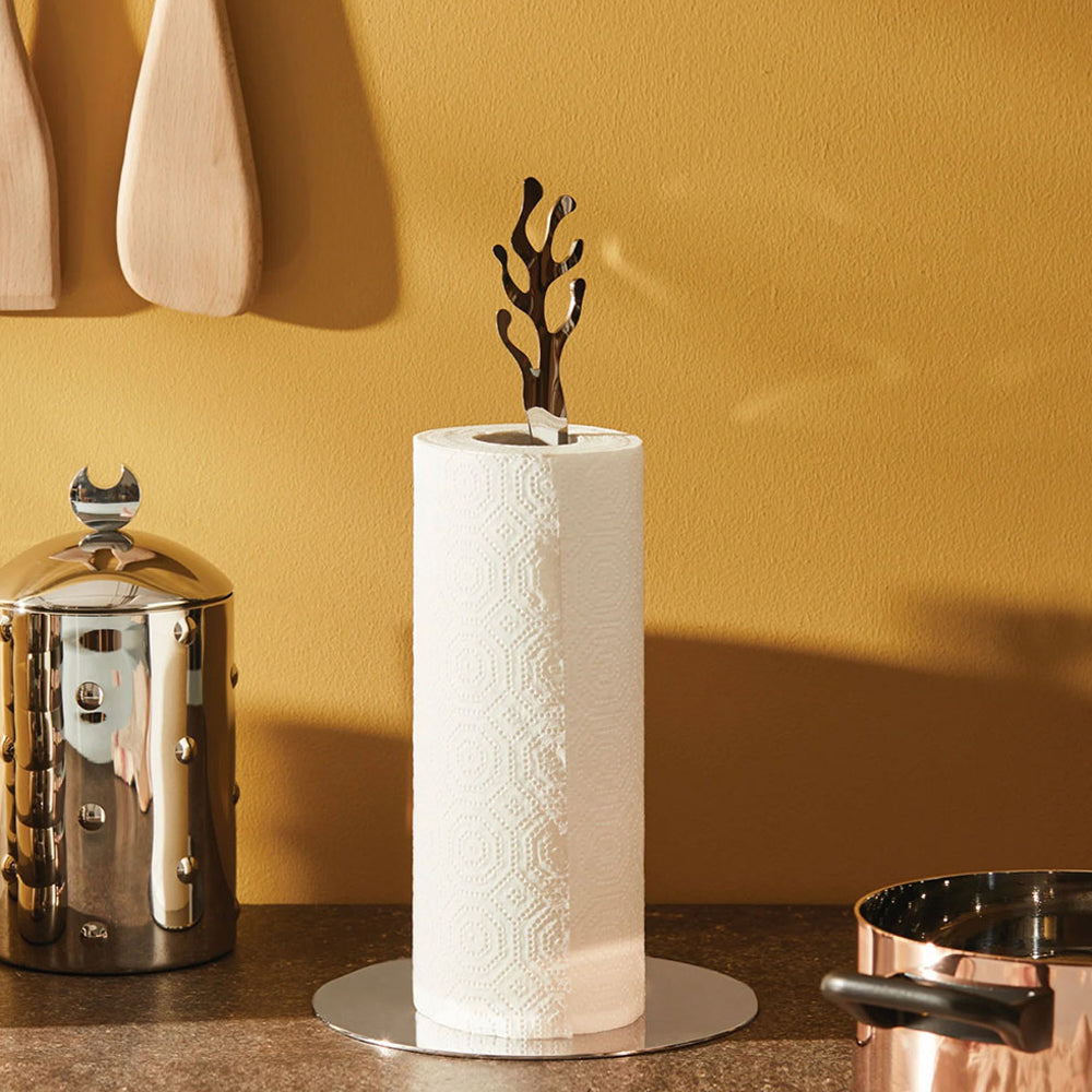 Alessi Mediterraneo Küchenrollenhalter aus Edelstahl