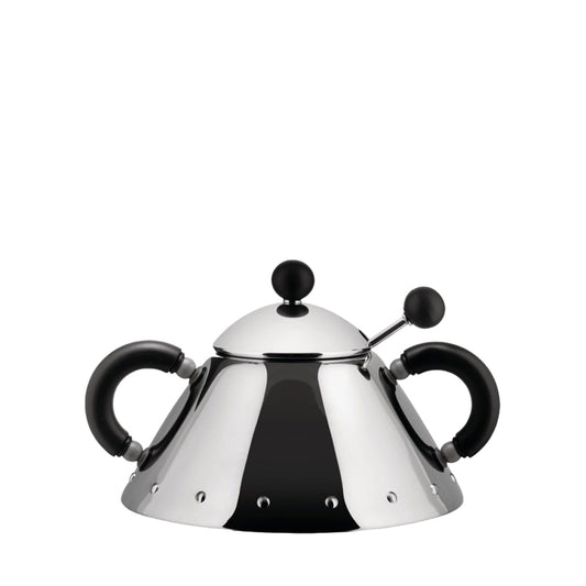 Alessi Michael Graves Sugar Bowl Black