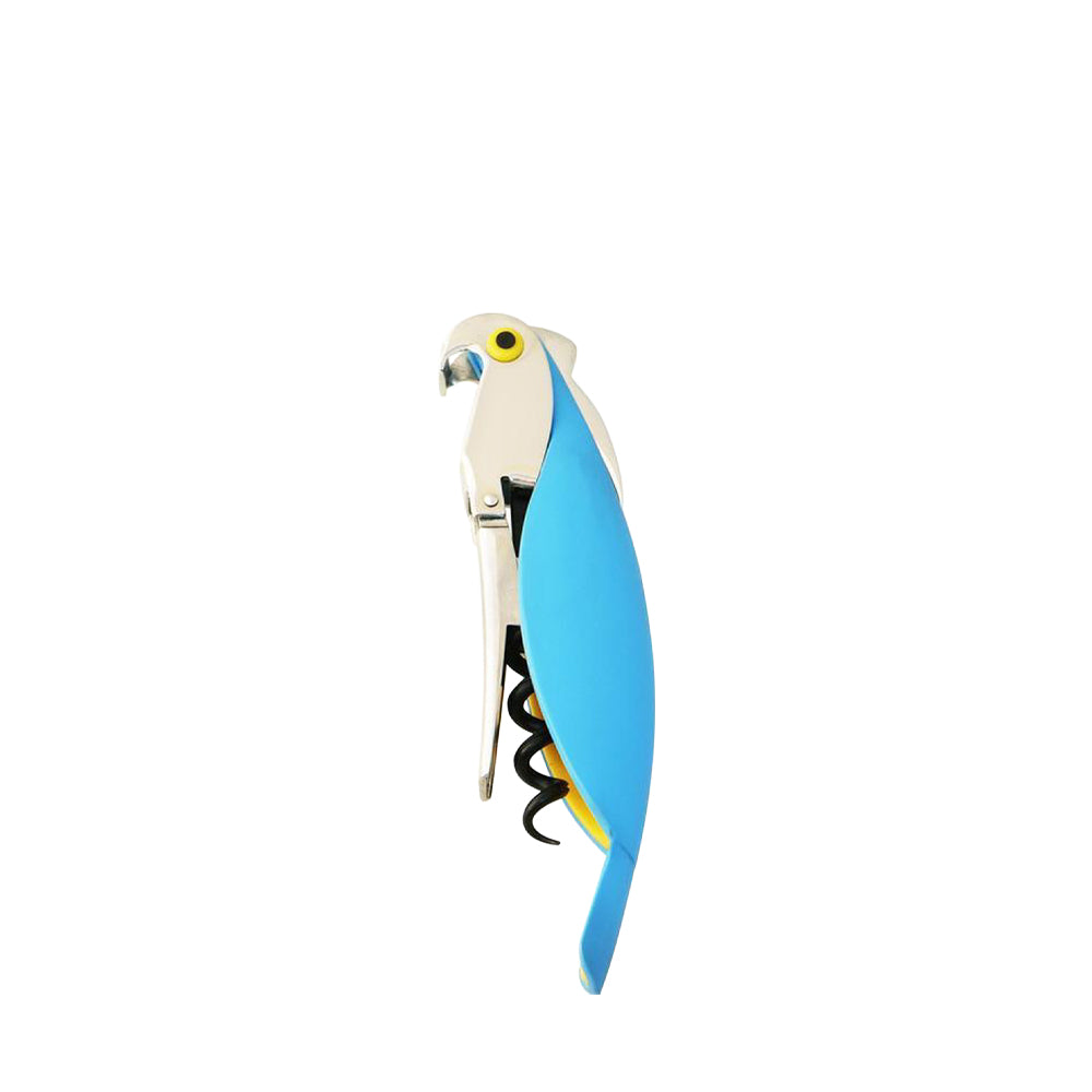 Alessi Parrot Kurkentrekker Licht Blauw