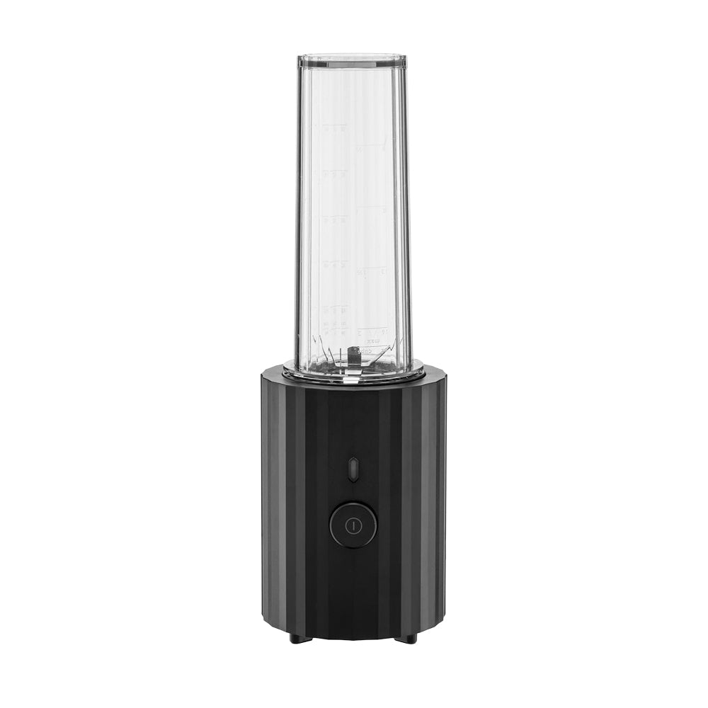 Alessi Plissee-Blender, Schwarz, Klein