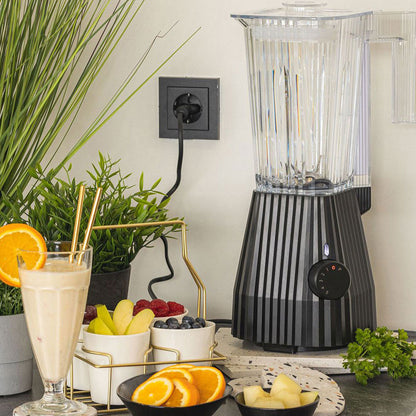 Alessi Plissee-Blender Schwarz