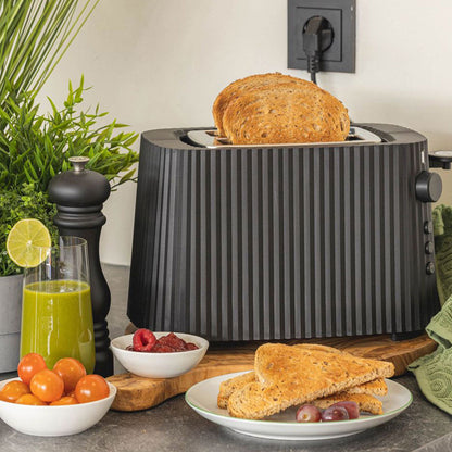 Alessi Faltentoaster Schwarz