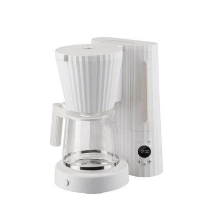 Alessi Plissierter Filterkaffeebereiter Weiß