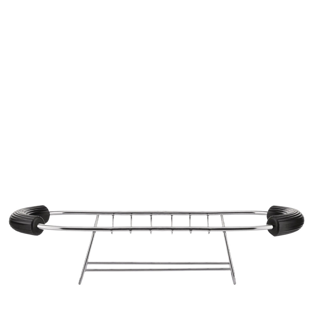 Alessi Plissierter Grillwärmer für Toaster, Schwarz