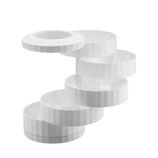 Alessi Faltbarer Kaffeekapselhalter Weiß