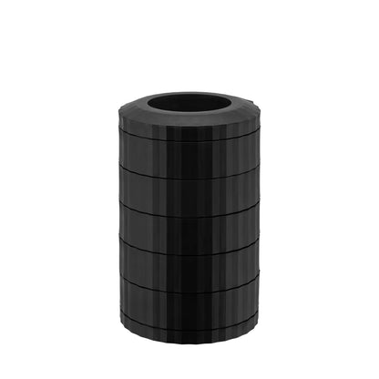 Alessi Faltbarer Kaffeekapselhalter Schwarz 