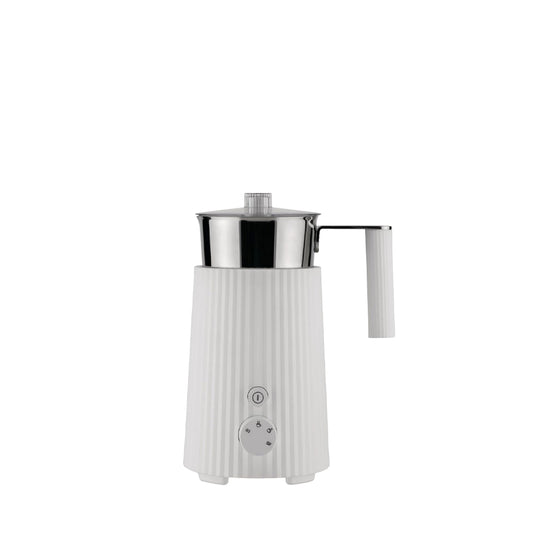 Alessi Plissé Melkopschuimer Wit