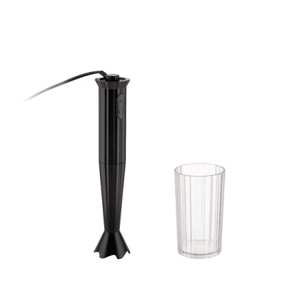 Alessi Plissierter Handmixer Schwarz