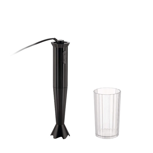 Alessi Plissierter Handmixer Schwarz