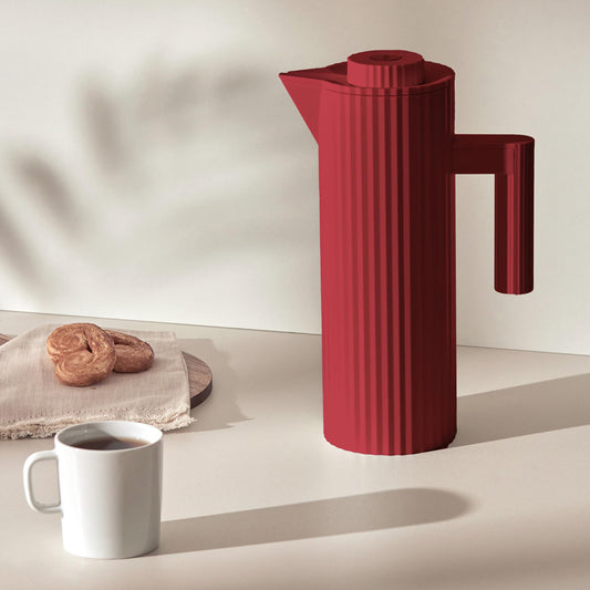 Alessi Plissé Thermoskan Rood 1 L