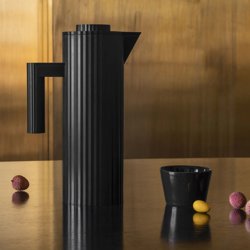 Alessi Faltbare Thermoskanne Schwarz 1 L