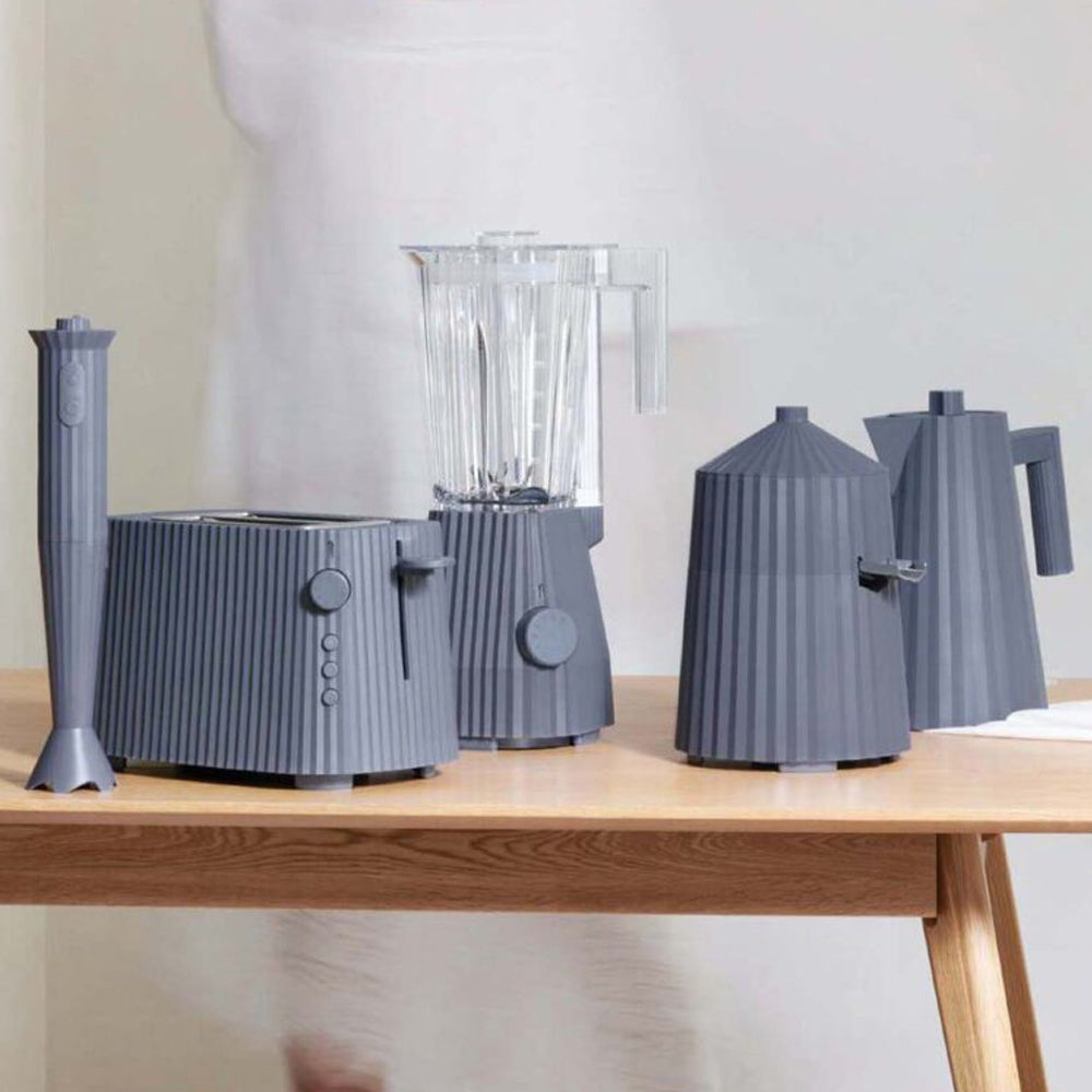 Alessi Pleated Kettle Gray 100cl