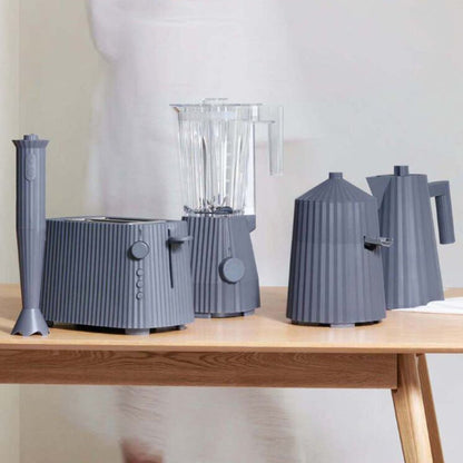 Alessi Pleated Kettle Gray 100cl