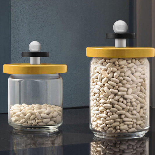 Alessi Twergi Voorraadpot Geel 75 cl