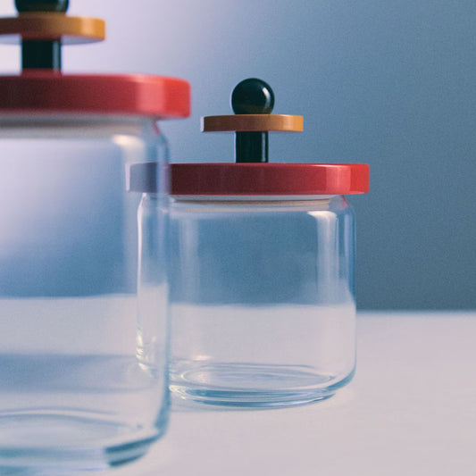 Alessi Twergi Voorraadpot Rood 75 cl