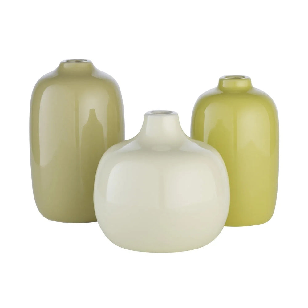 Blomus Ceola Vazen Set Geel 3-Delig