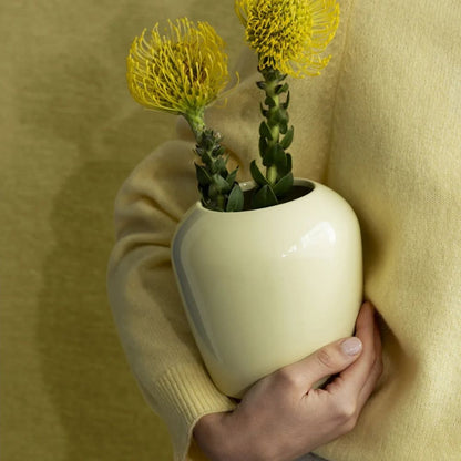 Blomus Leta Vaas Transparent Yellow Large