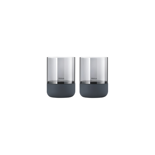 Blomus Calma Windlicht Smoke 2 Stuks Extra Small