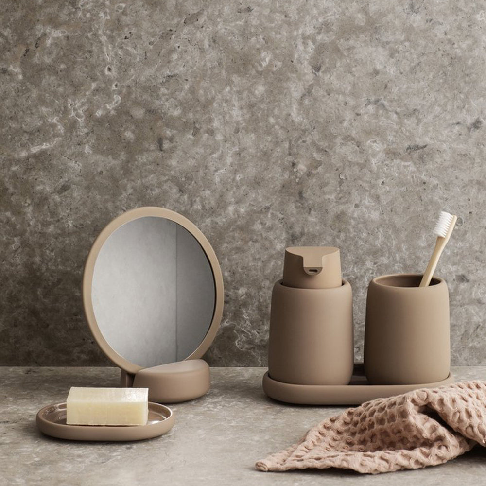 Blomus Sono Zahnbürstenbecher Tan