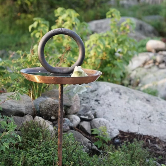 Born In Sweden Bird Bath Vogelbad Goldplated