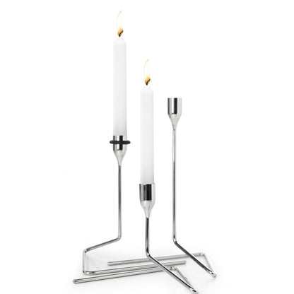 Born In Sweden Puzzle Kaarsenstandaard RVS Large