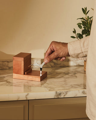 Alessi 100 Jaar Tandenstokerhouder Hout