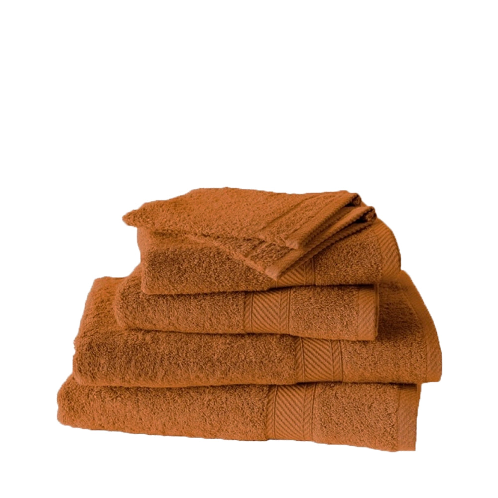 Das weiße Lietaer Helene Badtextilien-Set in Karamell, 6-teilig