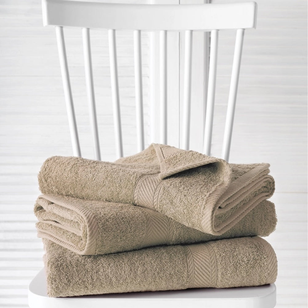 Das weiße Lietaer Hélène Badtextilien-Set Humus 6-teilig