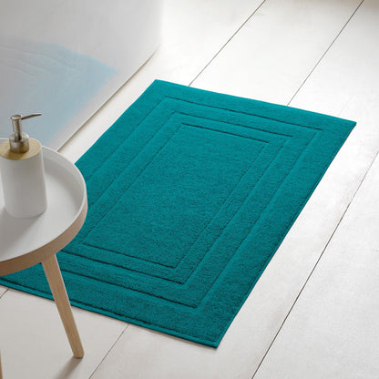 Die weiße Lietaer Pacifique Badematte Lake Green