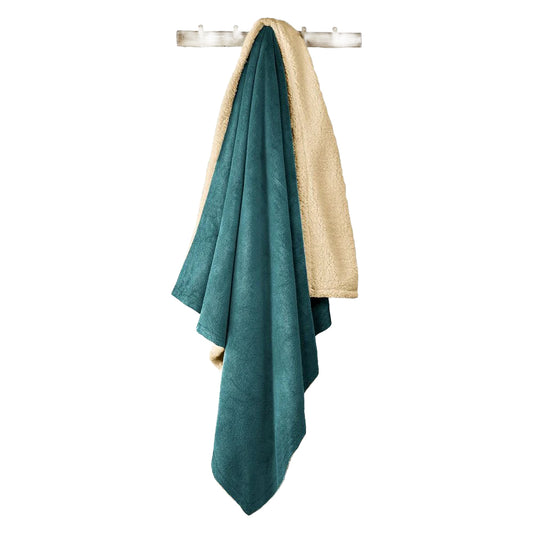 De Witte Lietaer Teddy Laya Plaid Petrol