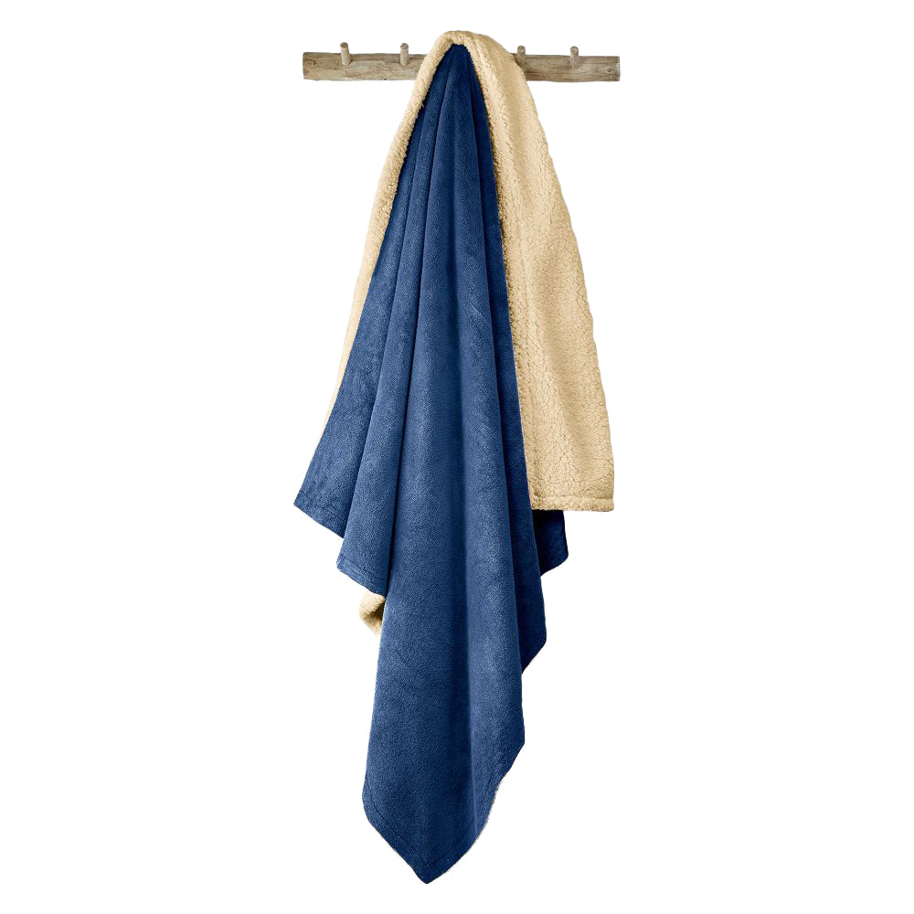 De Witte Lietaer Teddy Laya Plaid Royal Blue