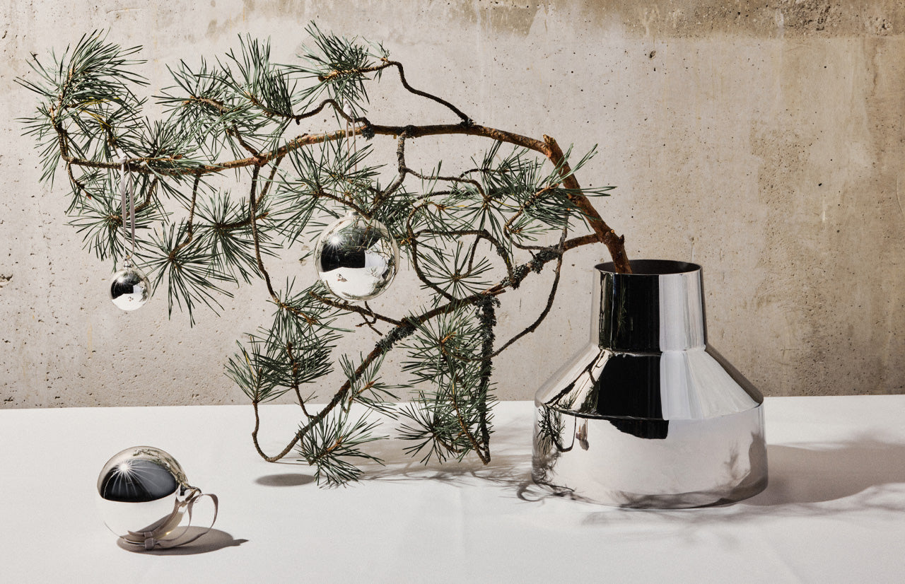 Iittala Spiegel-Weihnachtskugel-Set 80 mm 5-teilig 