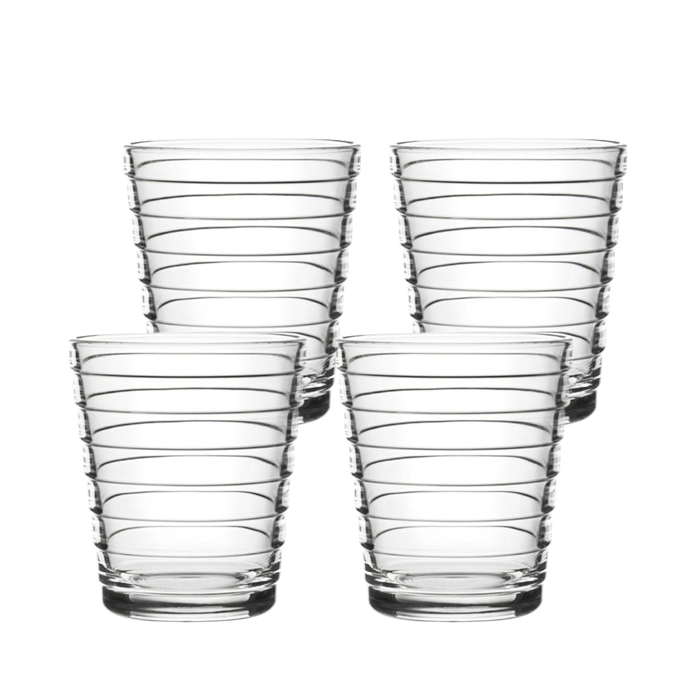 Iittala Aino Aalto Glas Klar 22 cl 4 Stück