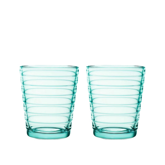 Iittala Aino Aalto Glas Watergroen 22 cl 2 Stuks