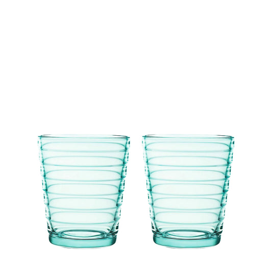 Iittala Aino Aalto Glas Watergroen 22 cl 2 Stuks