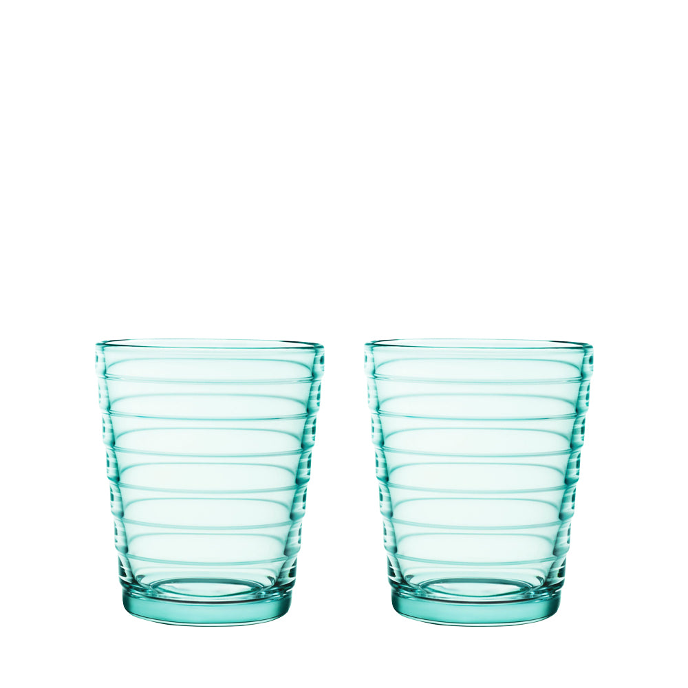 Iittala Aino Aalto Glas Watergroen 2 Stuks