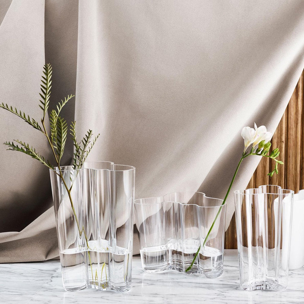 Iittala Alvar Aalto Vase Klar 18,1 cm
