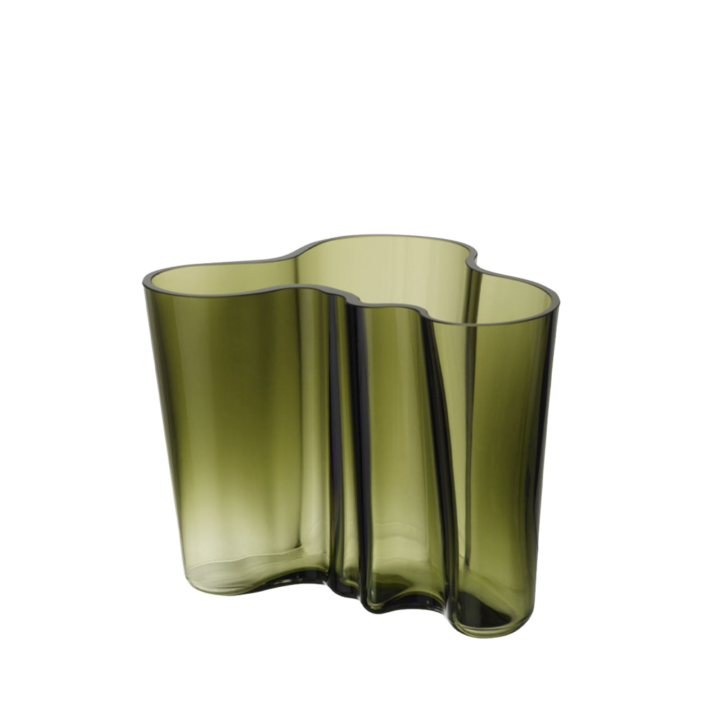 Iittala Alvar Aalto Vaas Mosgroen 16 cm