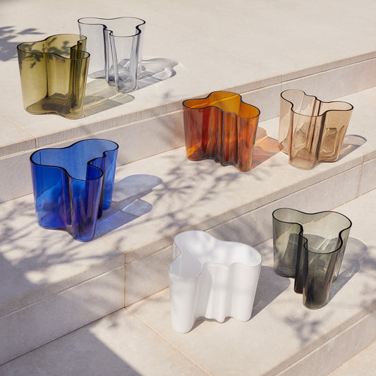 Iittala Alvar Aalto Vaas Mosgroen 16 cm