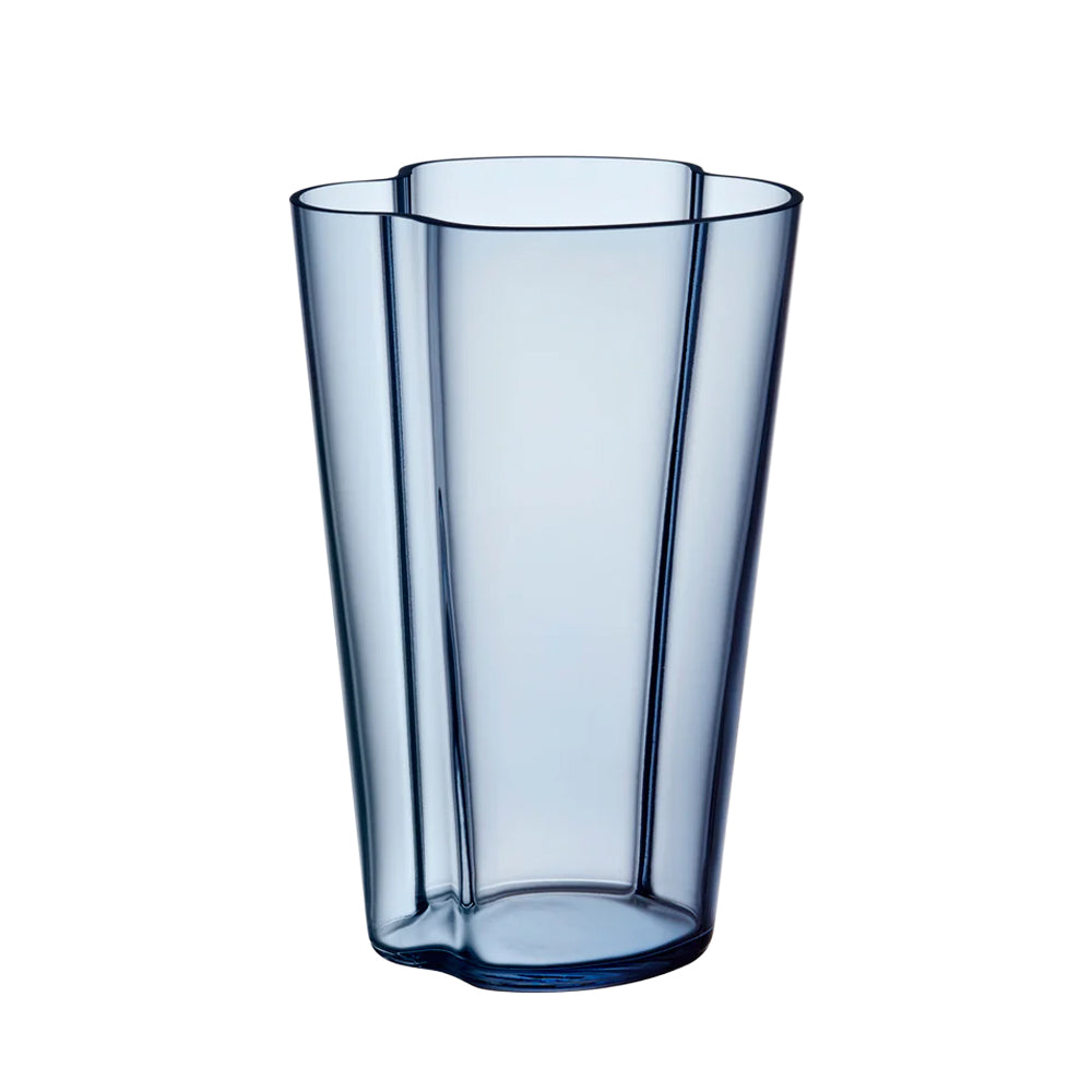 Iittala Alvar Aalto Vase Rain Blue 22 cm