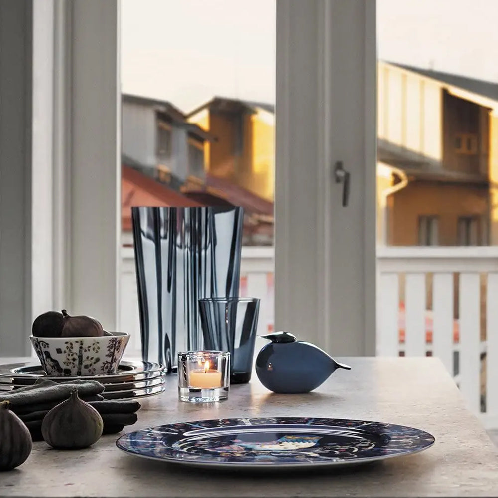 Iittala Alvar Aalto Vase Rain Blue 22 cm