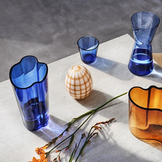 Iittala Alvar Aalto Vaas Ultramarijn 22 cm