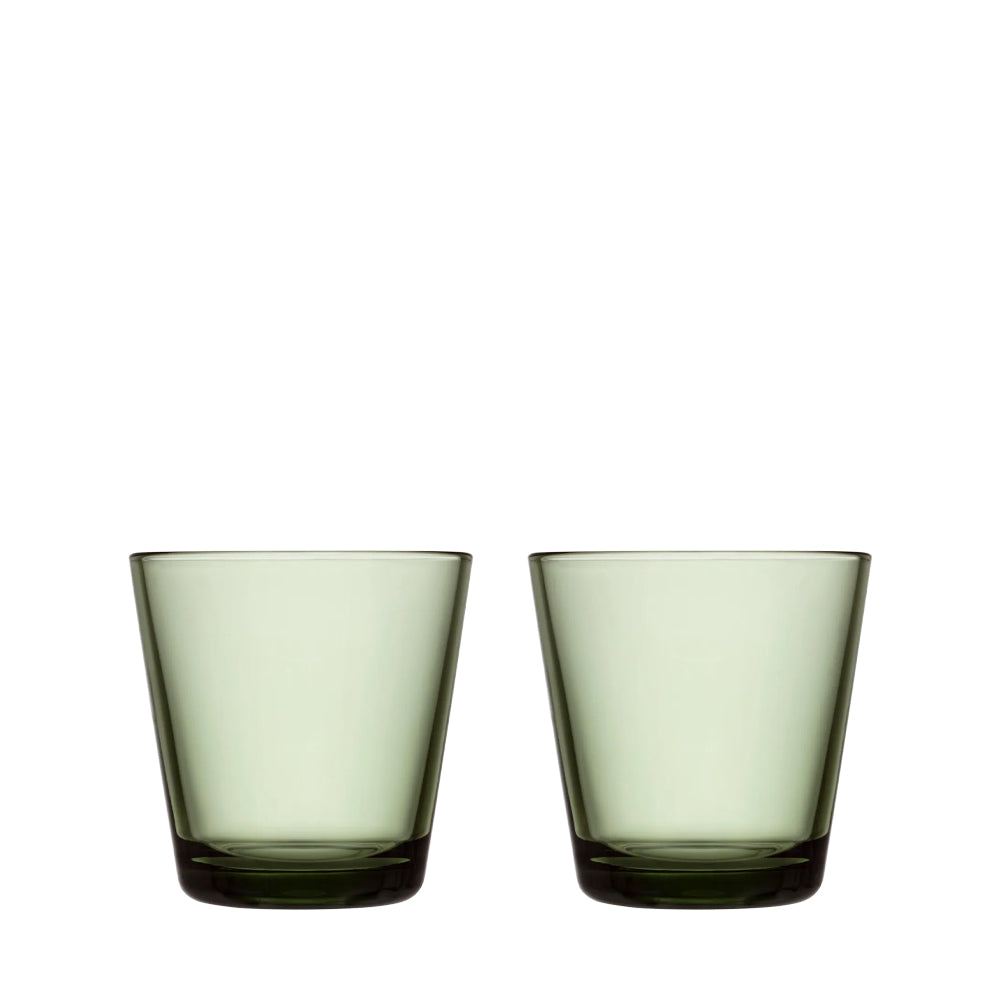 Iittala Kartio Glas Pine Green 21 cl 2 Stuks