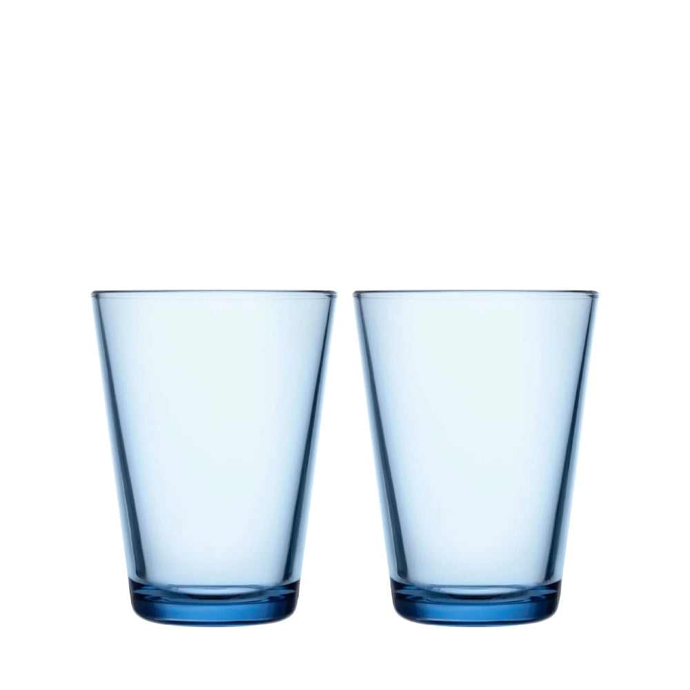 Iittala Kartio Glas Zeeblauw 40 cl 2 Stuks