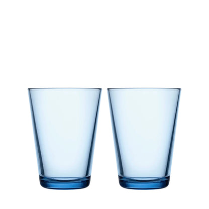 Iittala Kartio Glas Zeeblauw 40 cl 2 Stuks