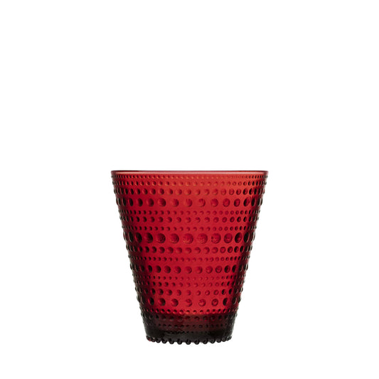 Iittala Kastehelmi Glas Cranberry 30 cl 2 Stuks
