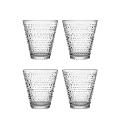Iittala Kastehelmi Glas Helder 4 Stuks