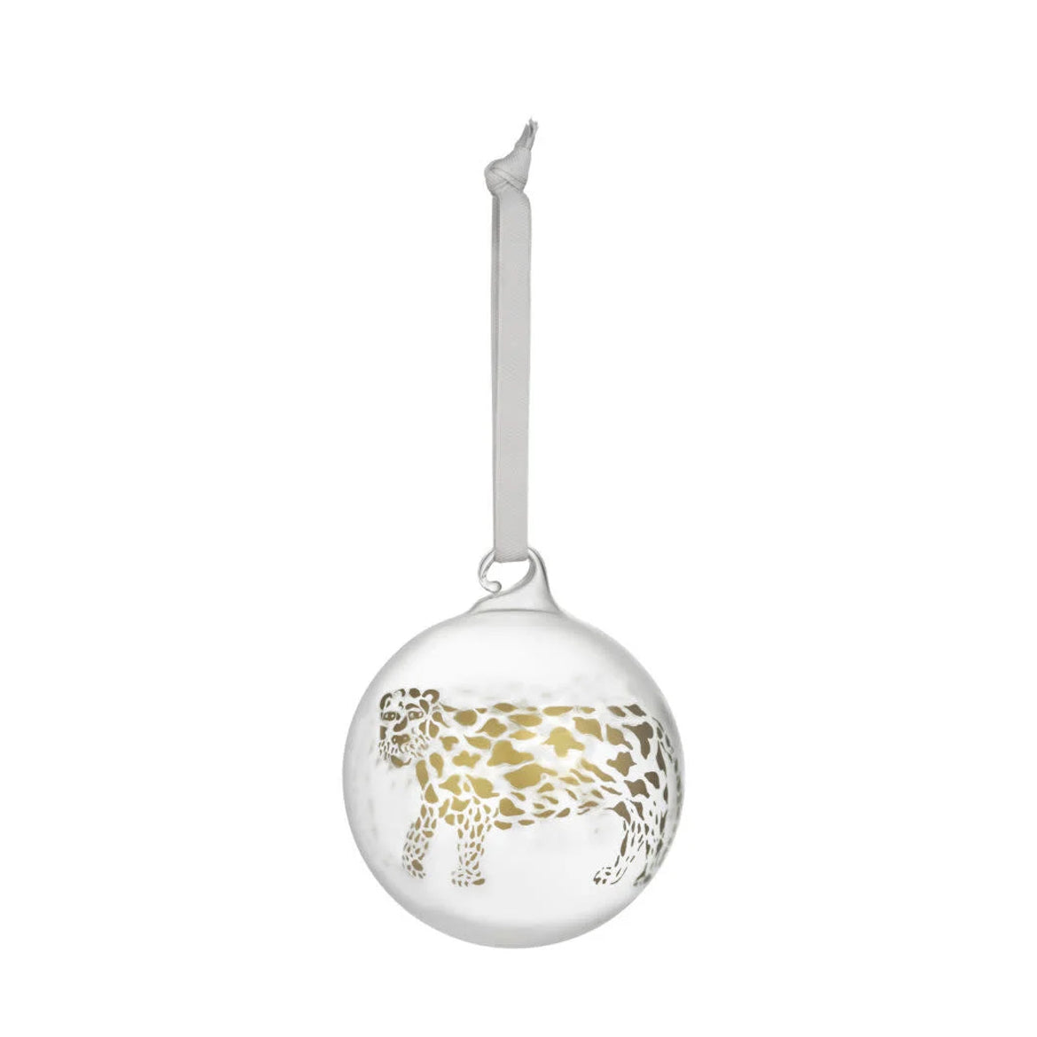 Iittala Oiva Toikka Glazen Kerstbal 2021 Cheetah