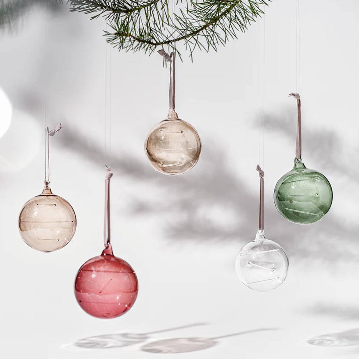 Iittala Sun Glazen Kerstbal Set Calunna 3 Stuks